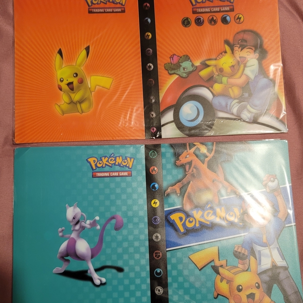 Lot of 2 Pokemon Album Book Holder 240 Cards New
